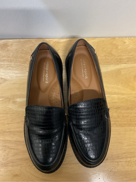 Easy Spirit Shoes - New Easy Spirit Black Leather Loafers Size 7, easy arch